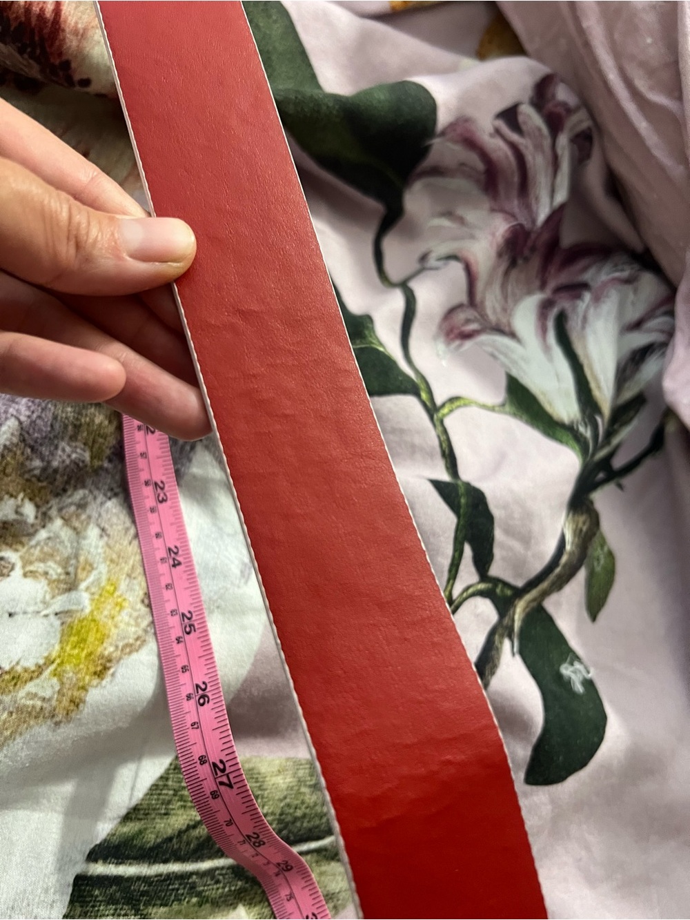 DSQUARED2 Red Belt with White Branding - Picture 3 of 5